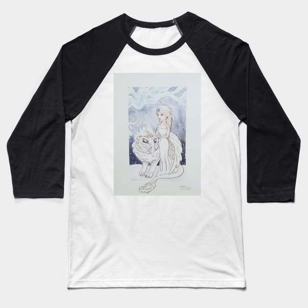 A heart of ice, lonely and alone Baseball T-Shirt by chequer